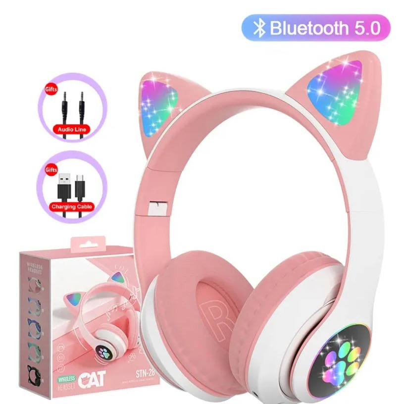 Outdoor Sport Activities For Kids - Auriculares Estéreo Bluetooth 5.0 con Micrófono