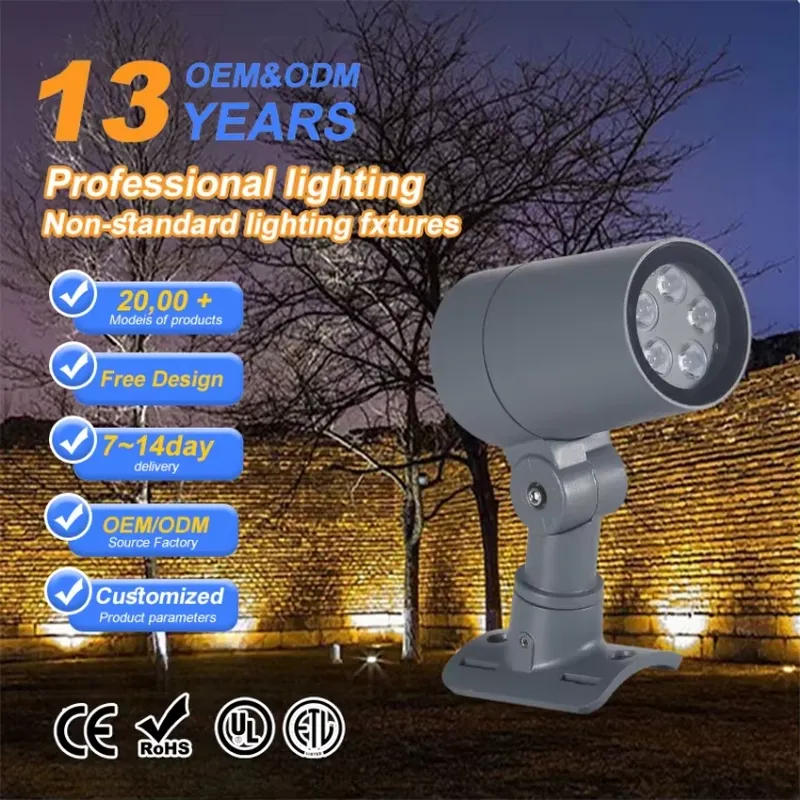 Outdoor Spotlight - Lámpara LED de Jardín para Exteriores