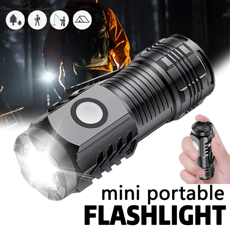 Outdoor Spotlight - Mini linterna de 3 LED con