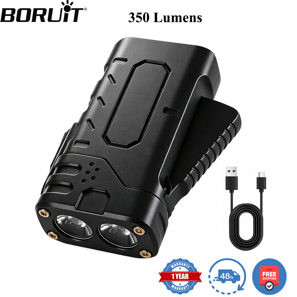 Outdoor Sport Lights - Linterna LED EDC de Manivela BORUIiT,