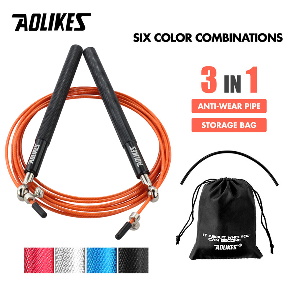 Speed Skipping Rope - AOLIKES 1 Uds Crossfit cuerda para