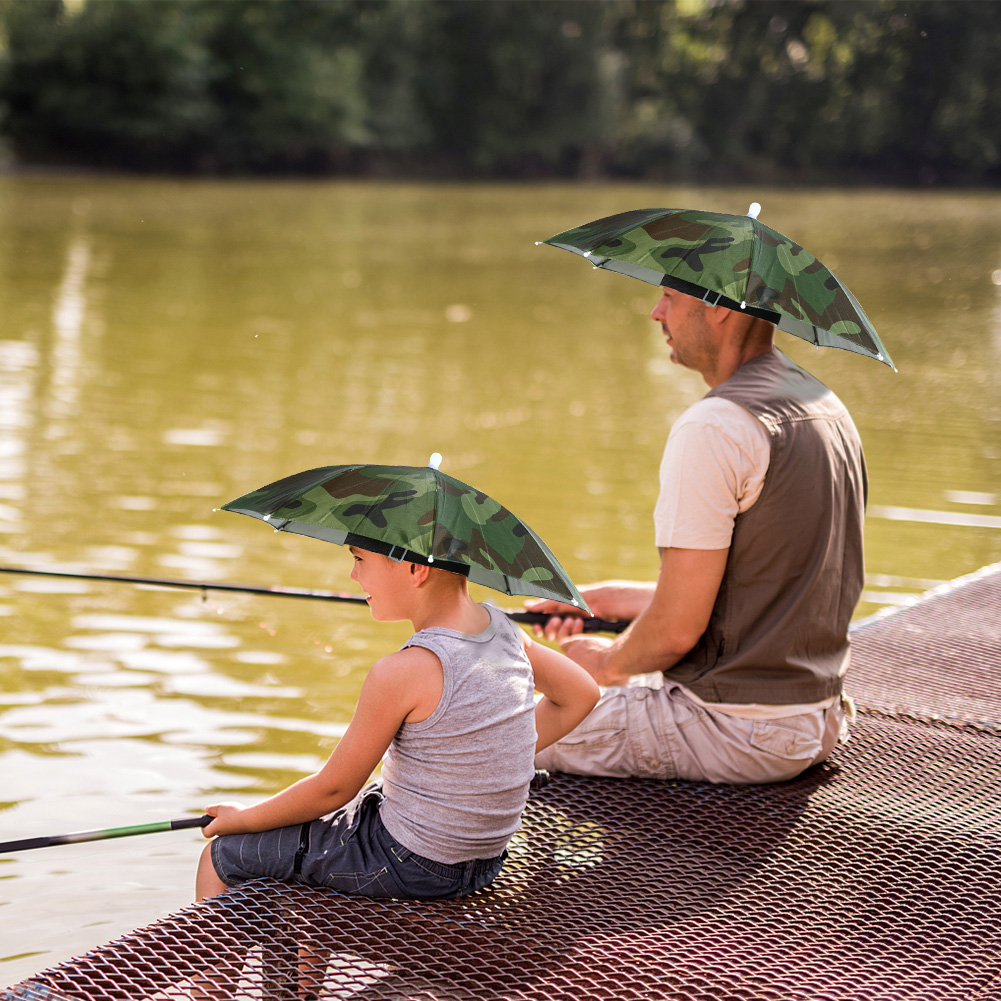 Paraguas sombrero protector so - Outdoor Sports Umbrella reseña y precio