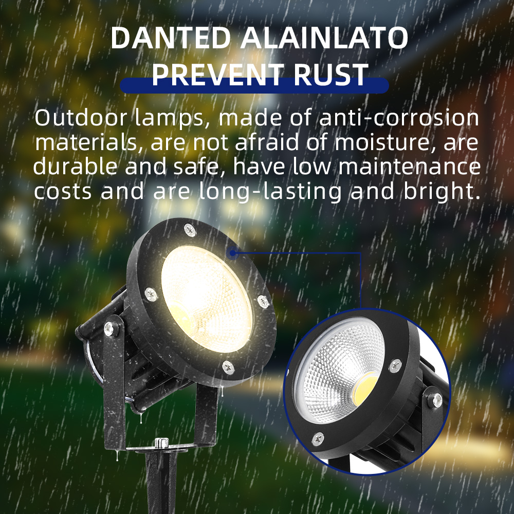 Lámpara LED GU10 para jardín,  - Outdoor Spotlight reseña y precio
