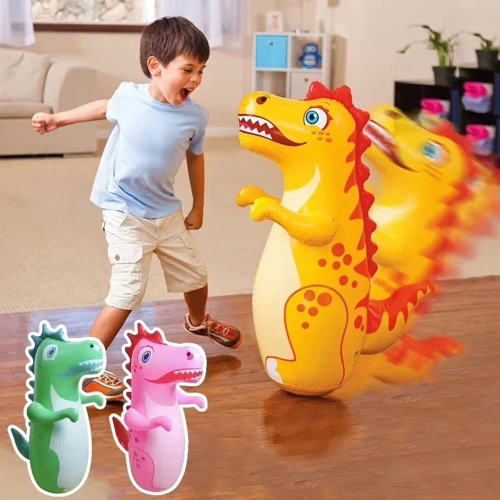 Saco de Boxeo Inflable de Dino - Outdoor Sport Activities For Kids reseña y precio