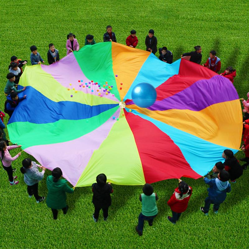 Paracaídas de arcoíris para ni - Outdoor Sports Umbrella reseña y precio