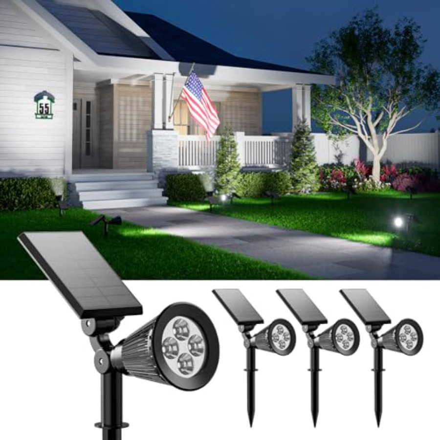 Focos Solares para Exteriores, - Outdoor Spotlight reseña y precio
