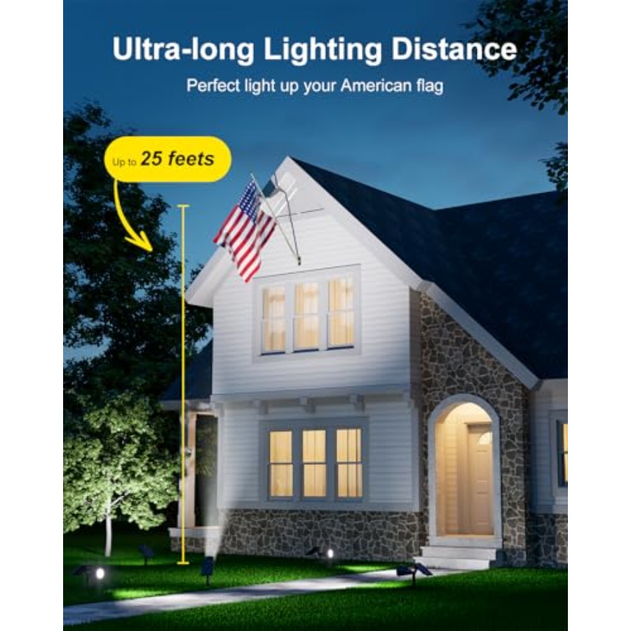 Focos Solares para Exteriores, - Outdoor Spotlight reseña y precio