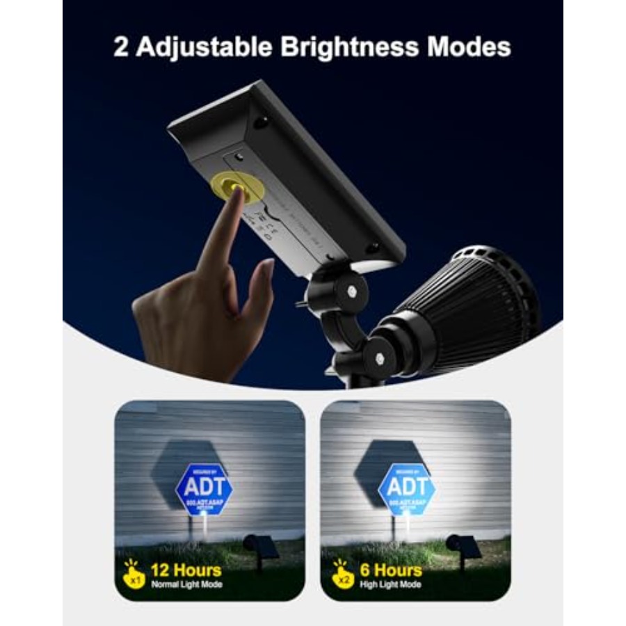 Focos Solares para Exteriores, - Outdoor Spotlight reseña y precio
