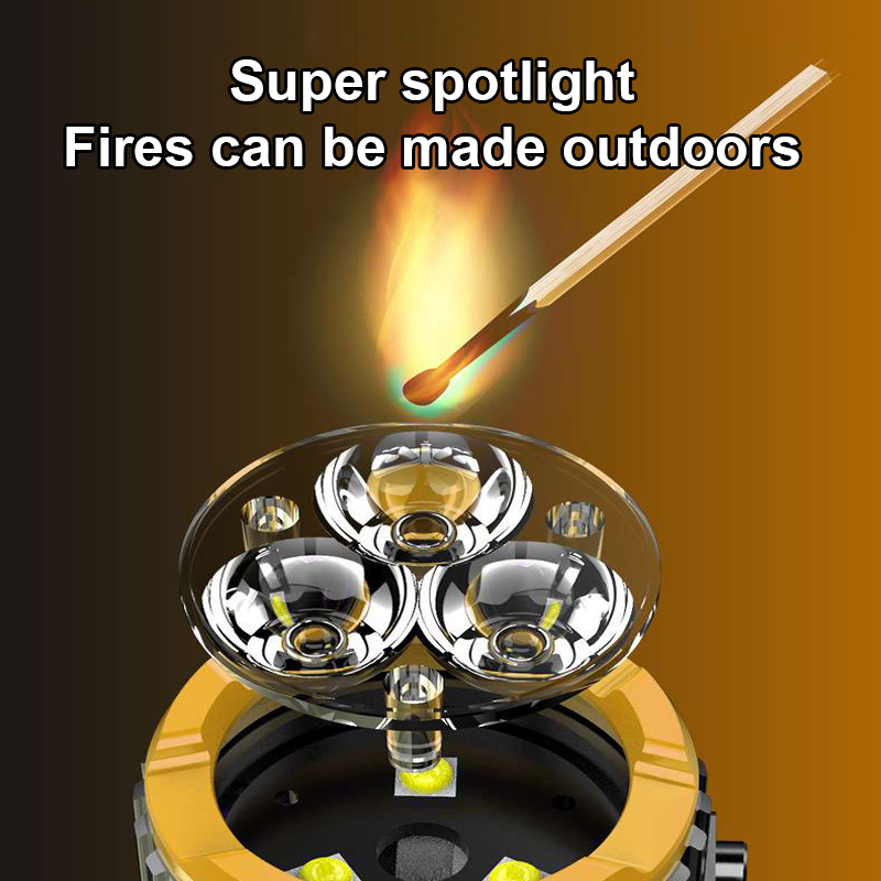 Linterna de encendido súper po - Outdoor Spotlight reseña y precio