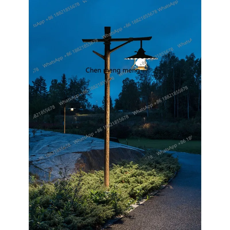 Lámpara solar retro para parqu - Outdoor Spotlight reseña y precio