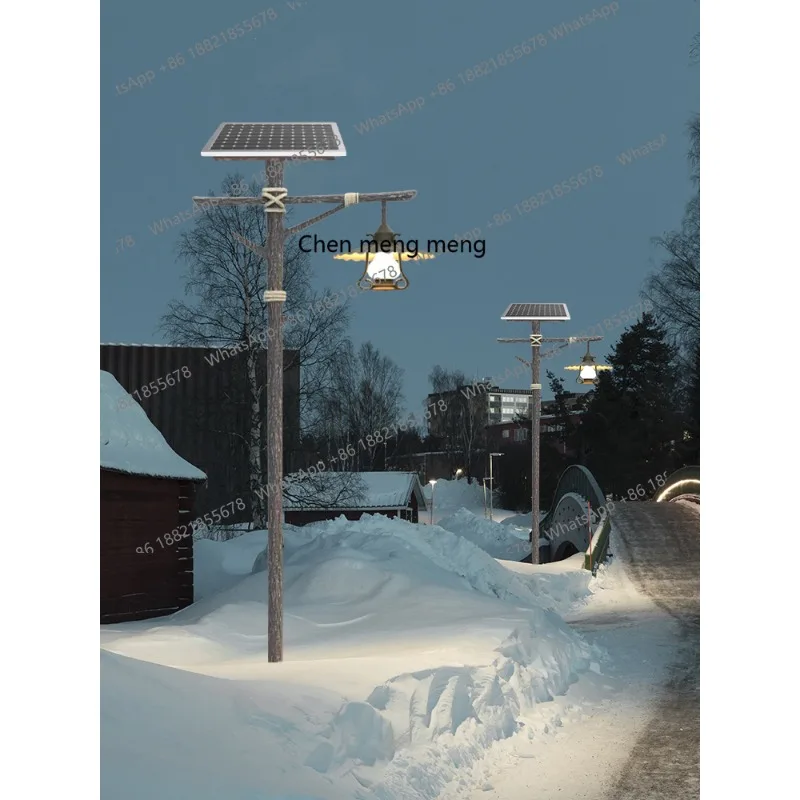 Lámpara solar retro para parqu - Outdoor Spotlight reseña y precio