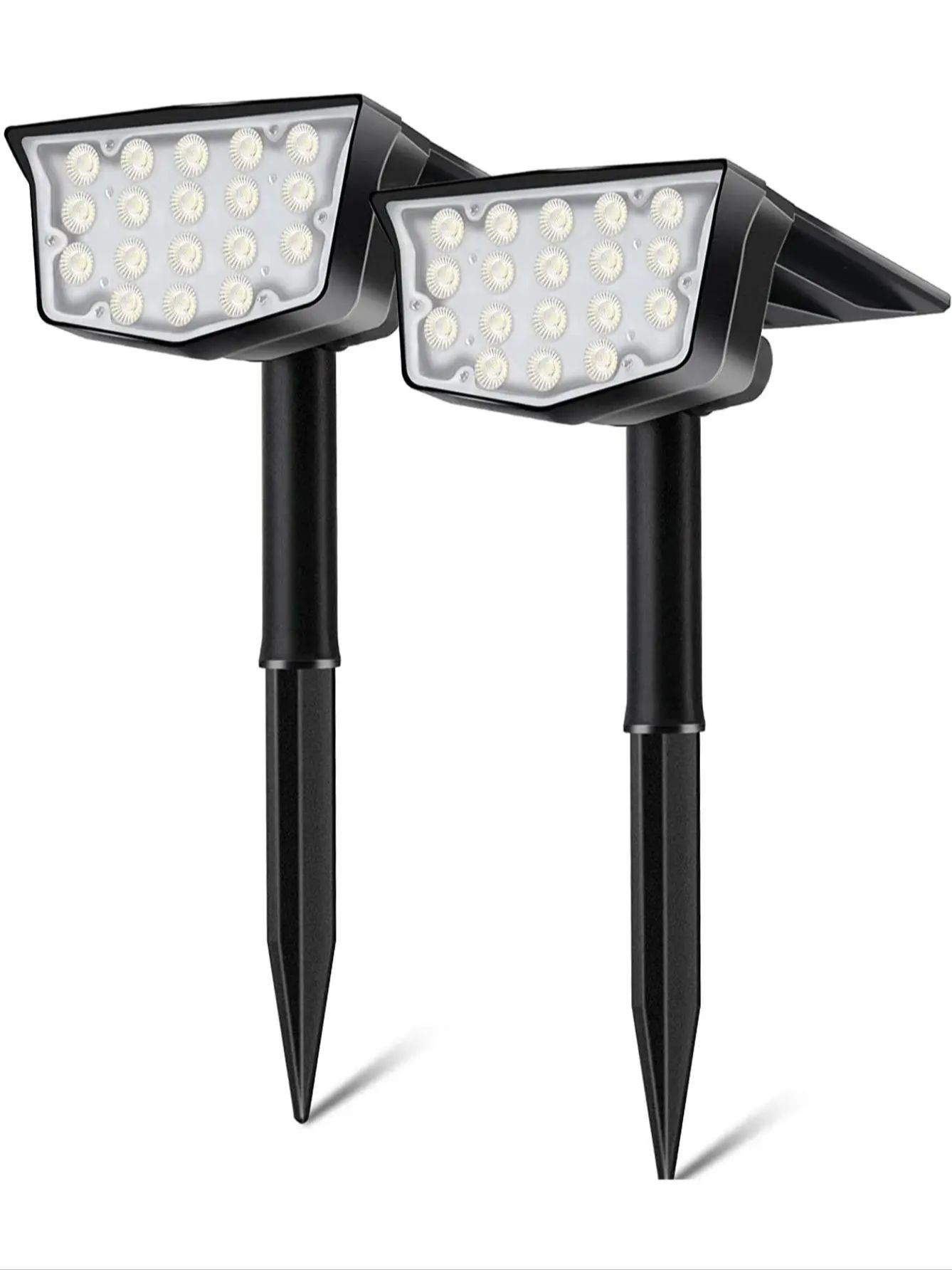 2 luces solares para exteriore - Outdoor Spotlight reseña y precio
